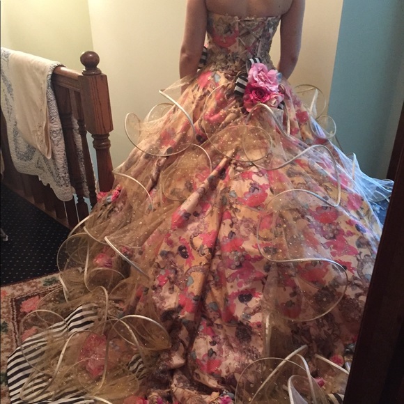 HP Stella de Libero Floreo Japanese Designer Dress - Picture 3 of 5